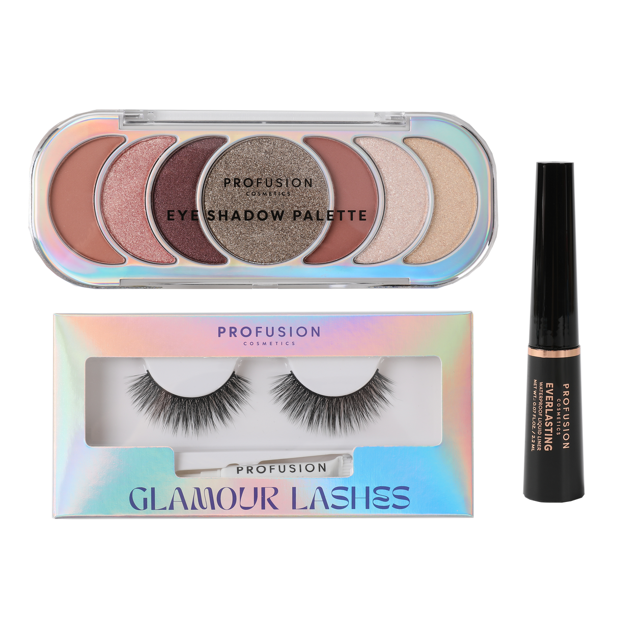 GLAMOUR EYES - 3 PC EYE SET from Profusion Cosmetics