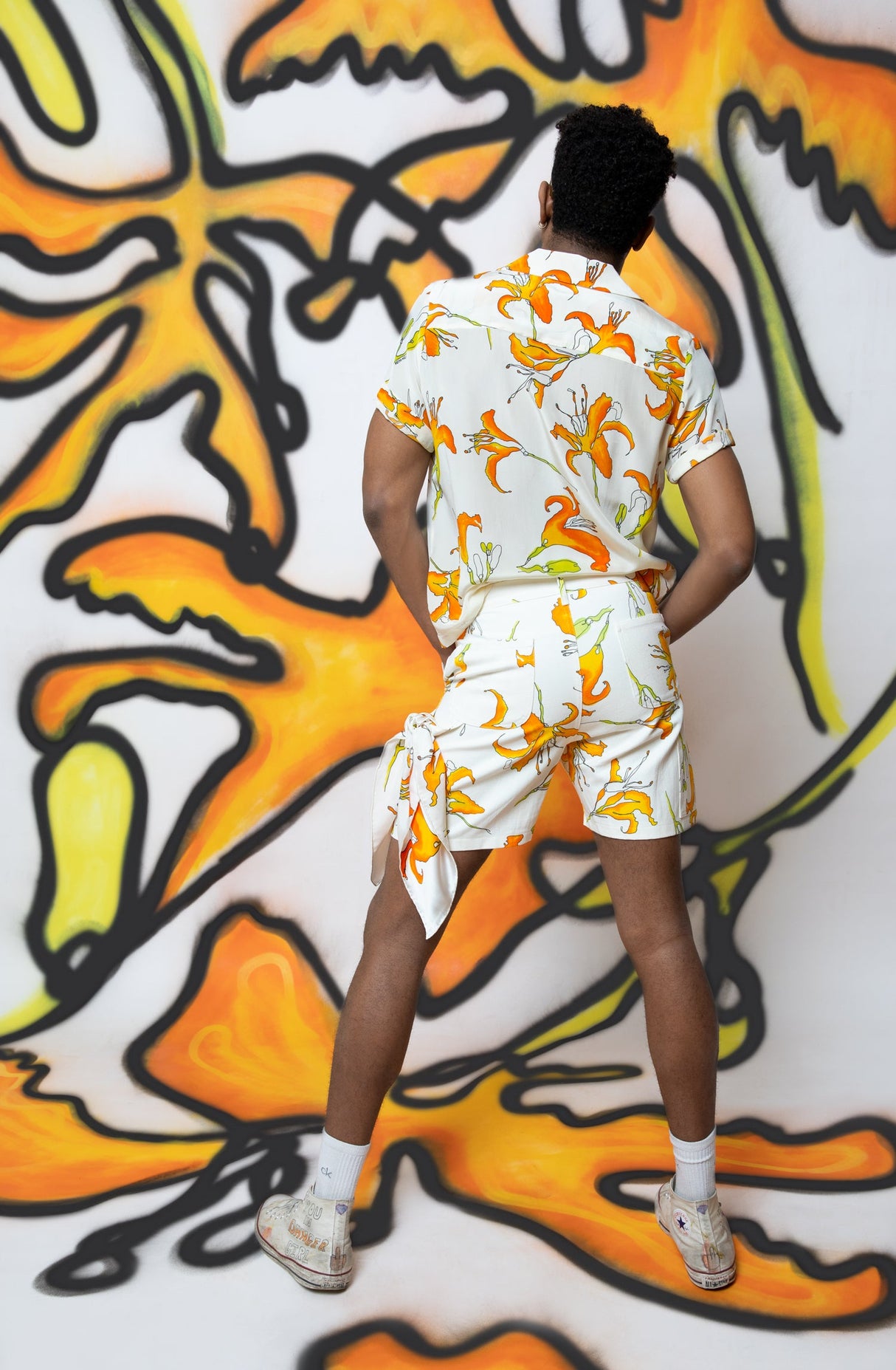Tiger Lily Canvas Shorts from KeithKelly