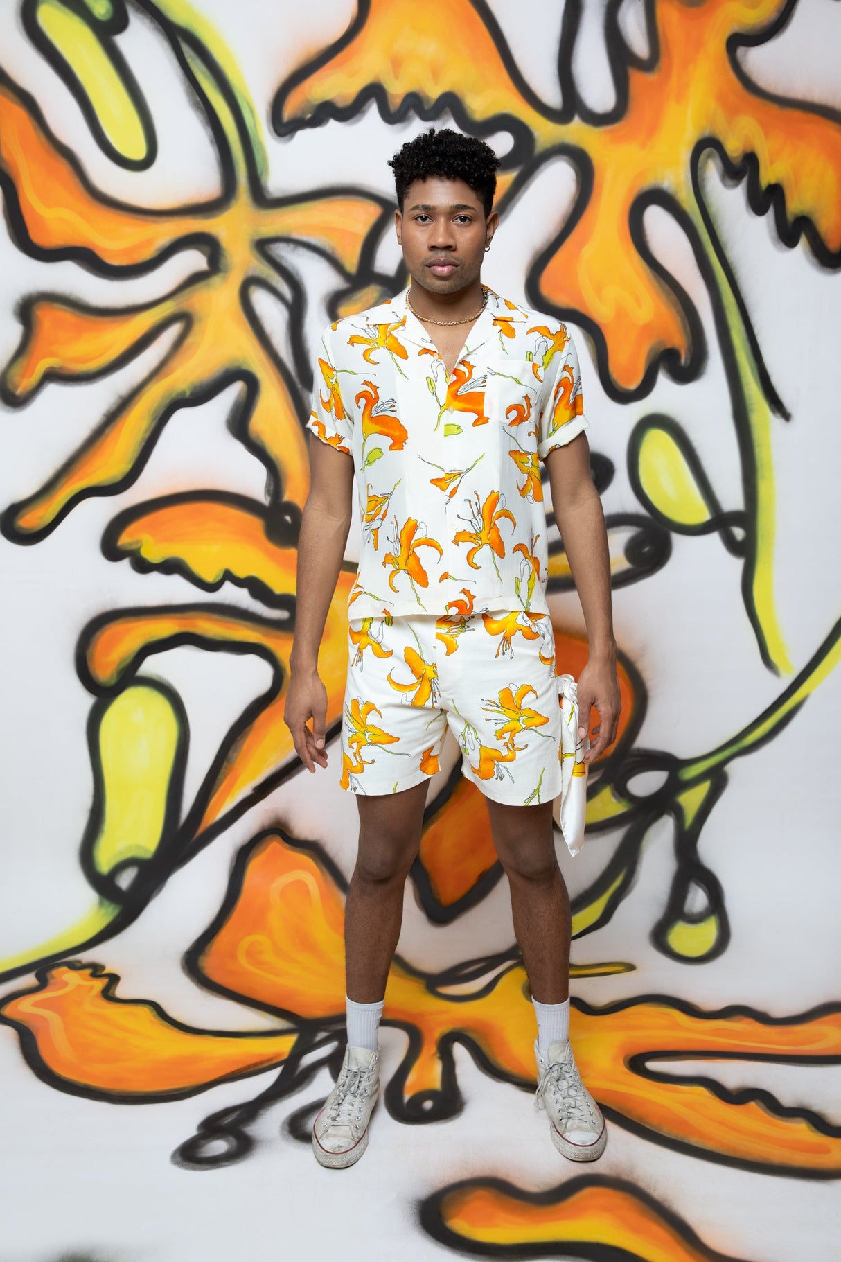 Tiger Lily Canvas Shorts from KeithKelly