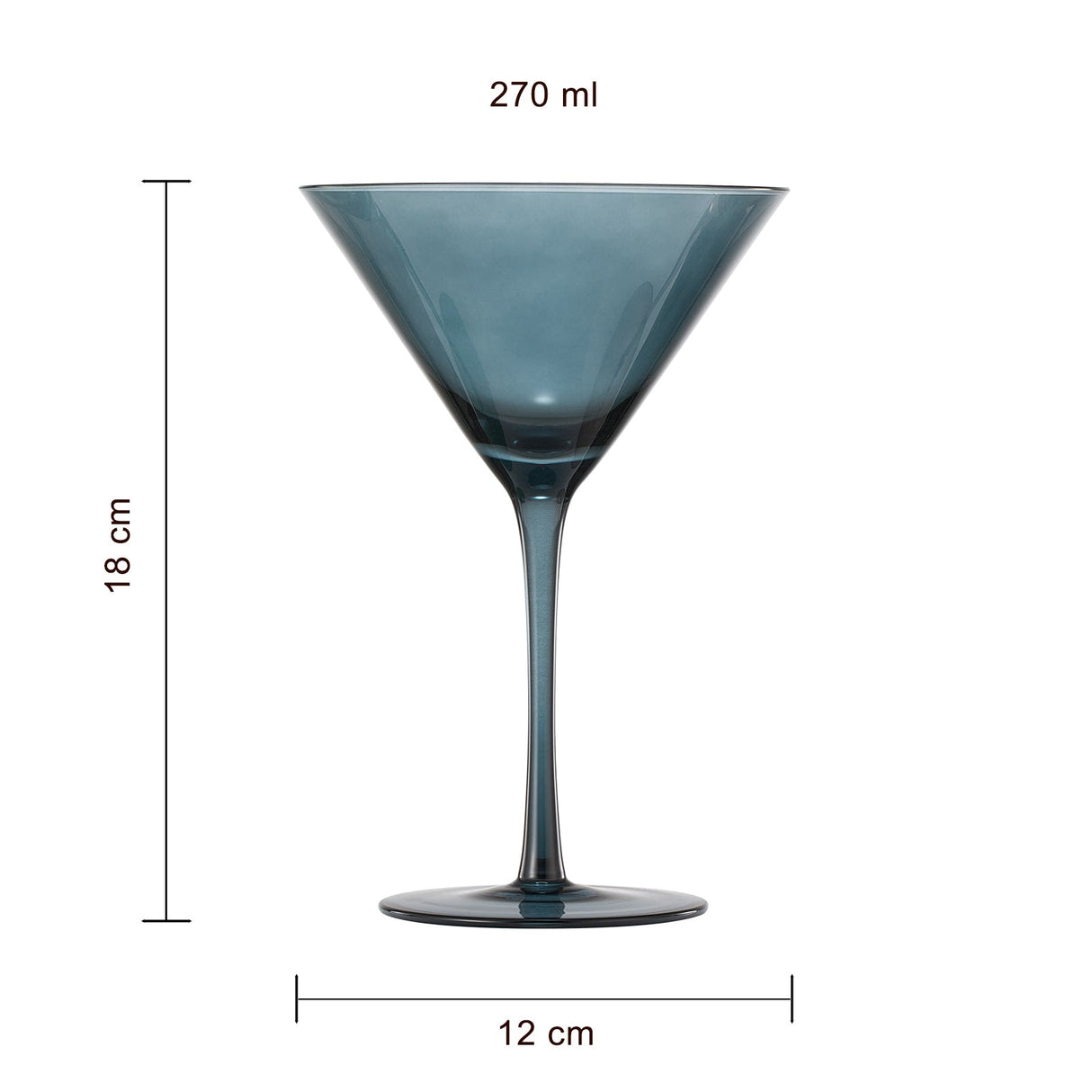 Colored Crystal Martini & Cocktail Glass Set of 6, Gift For Her, Wife, Mom Friend - Large 10 oz Glasses, Unique Italian Style Tall Drinkware - Drinkware, Dinner, Color Beautiful Glassware - (Pastel) from The Wine Savant