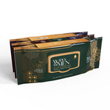 Men's Assorted Face and Body Wipes – Cedarwood, Tea Tree, and Eucalyptus (3-Pack, 150 Wipes) from Pursonic