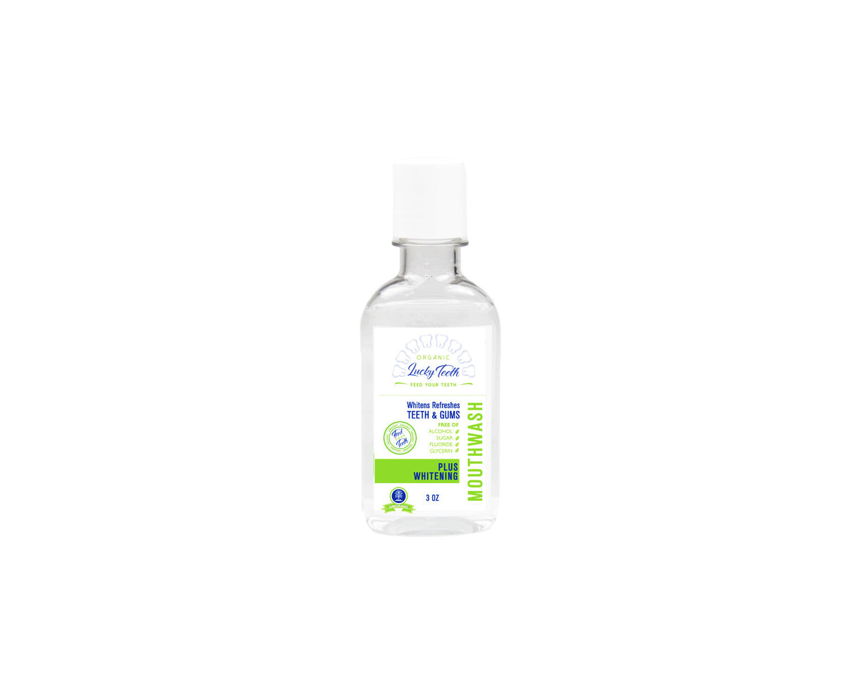 Organic Whitening Mouthwash - Teeth Whitening Mouthwash from Lucky Teeth