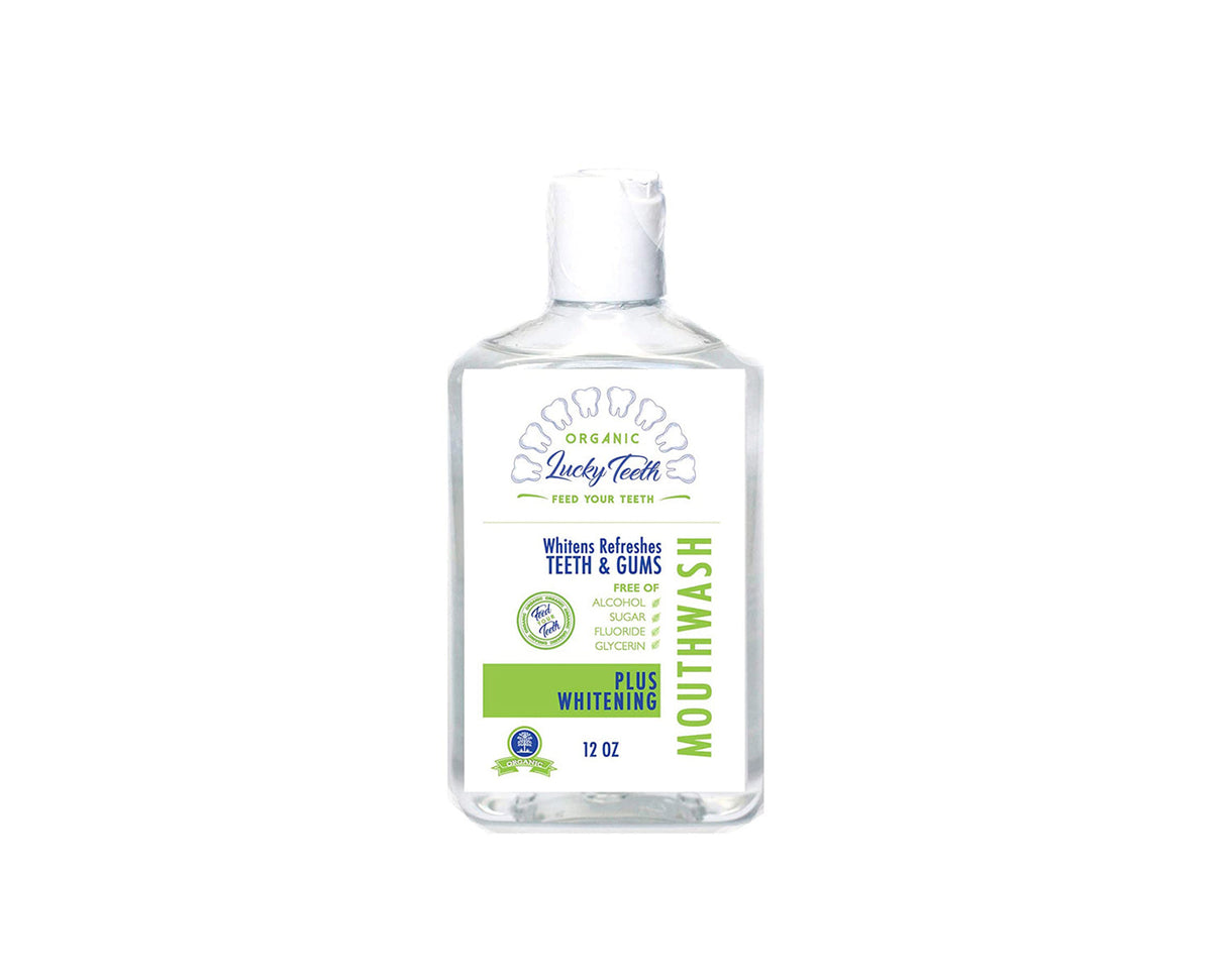 Organic Whitening Mouthwash - Teeth Whitening Mouthwash from Lucky Teeth