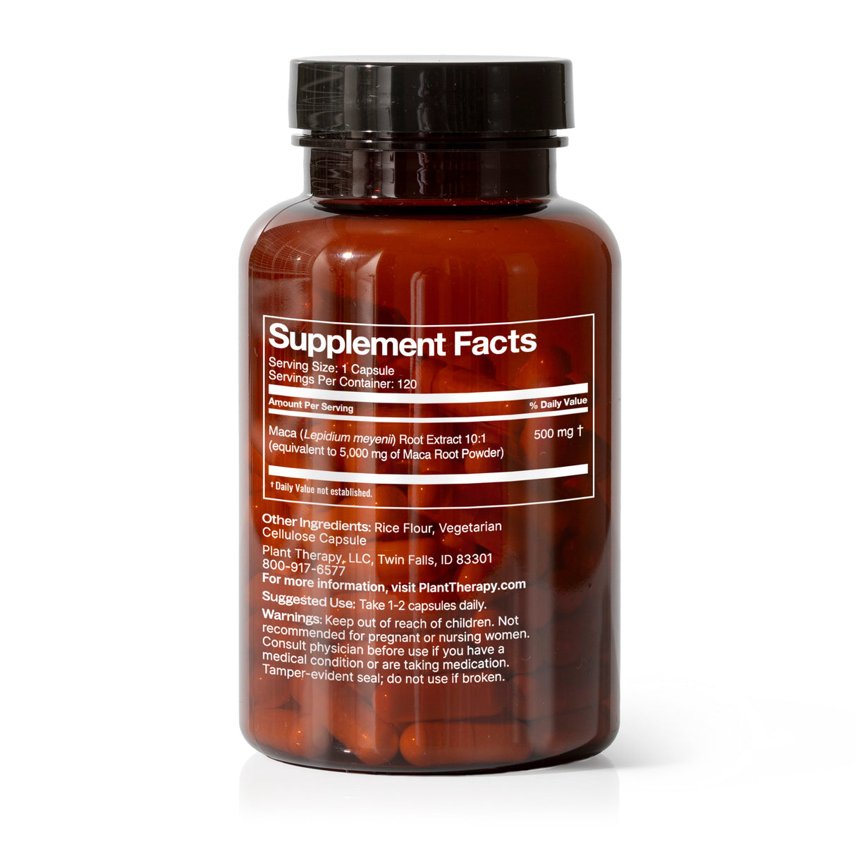 Maca Root Herbal Supplement - 120 Capsules from Plant Therapy