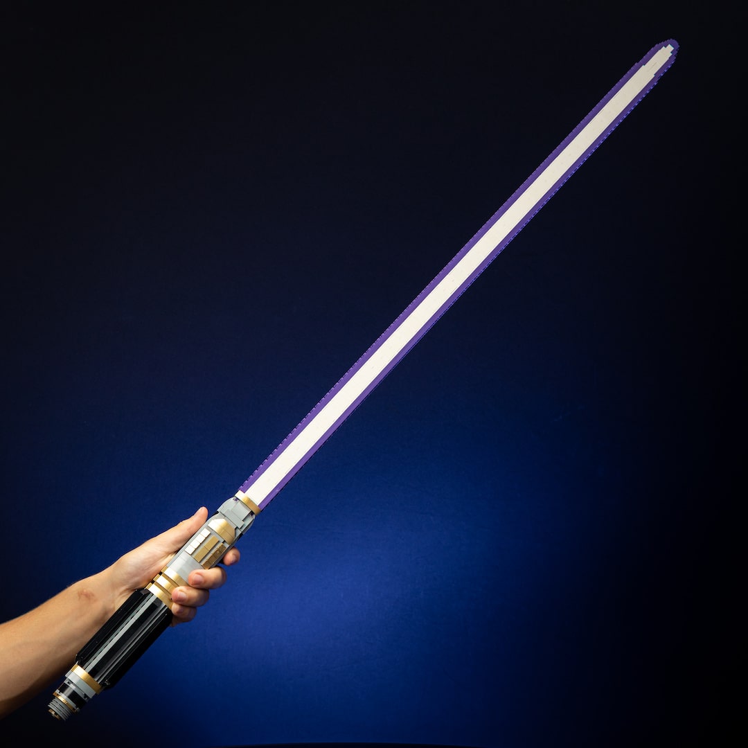 Windu's Life-Sized Saber from Bricker Builds