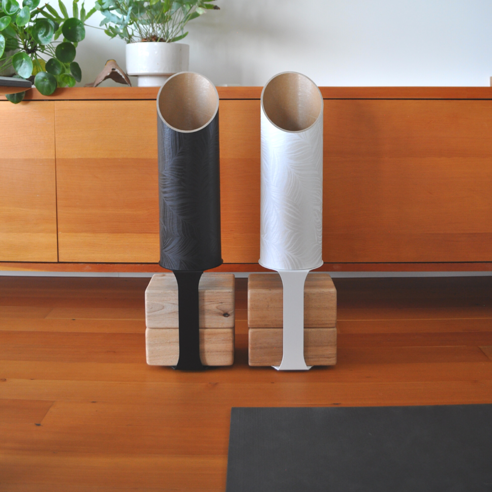 Homi Yoga Block Floor Stand | White from Mache