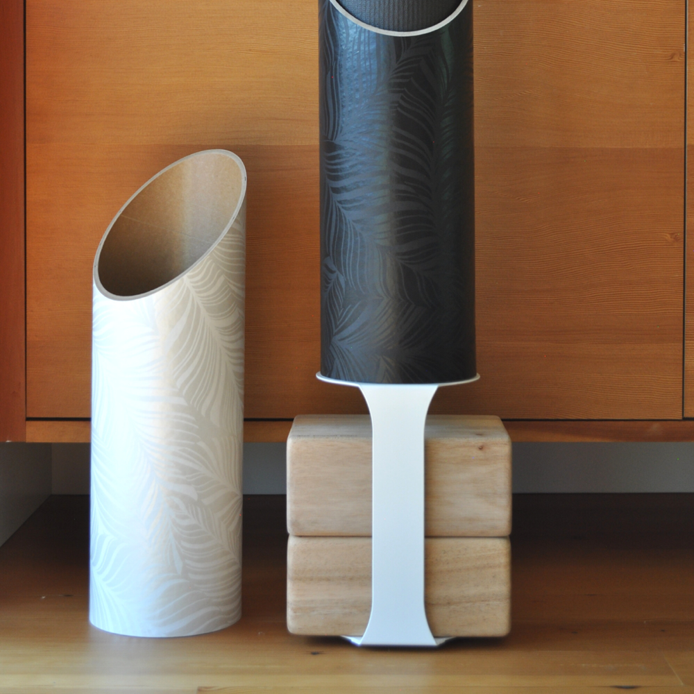 Homi Yoga Block Floor Stand | White from Mache