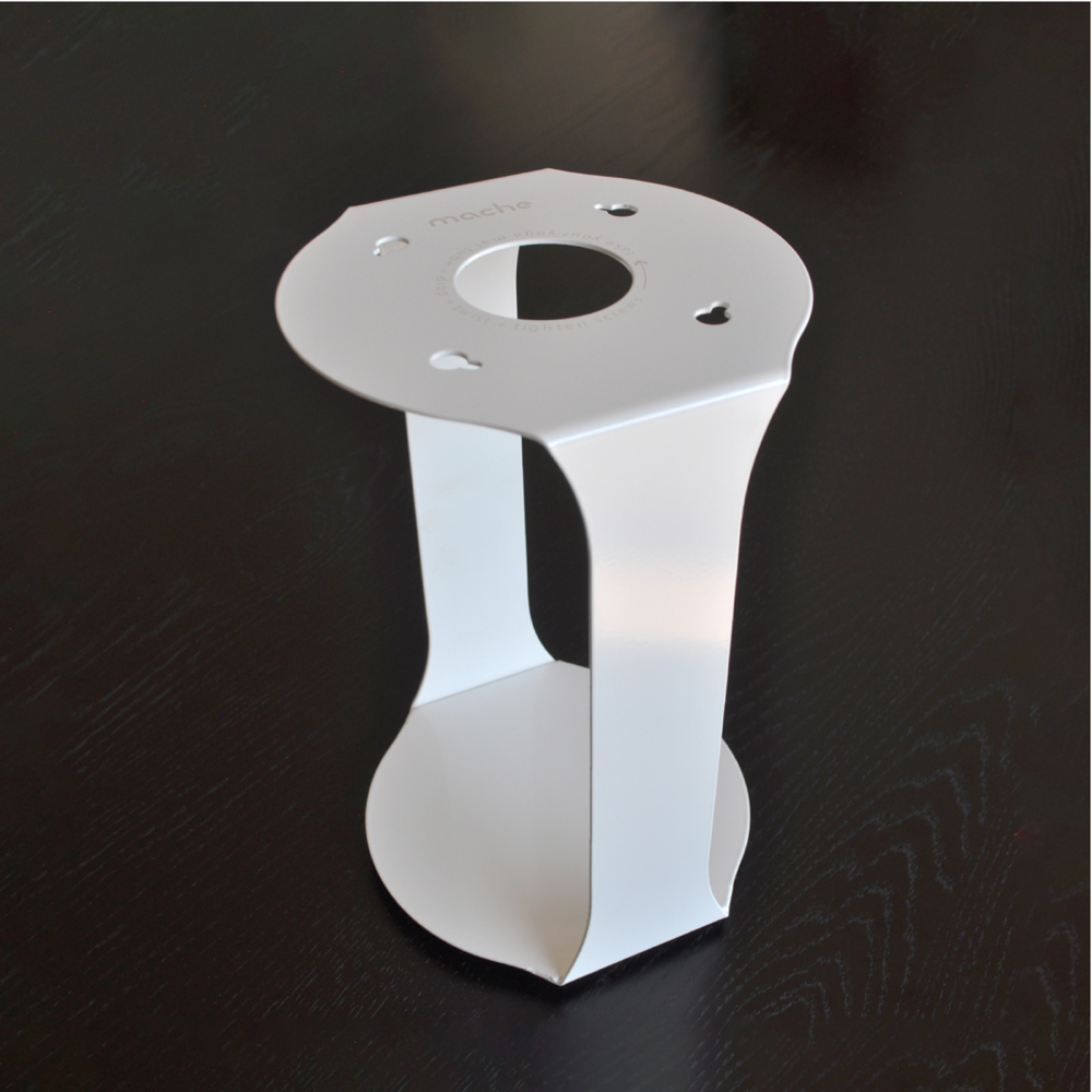 Homi Yoga Block Floor Stand | White from Mache