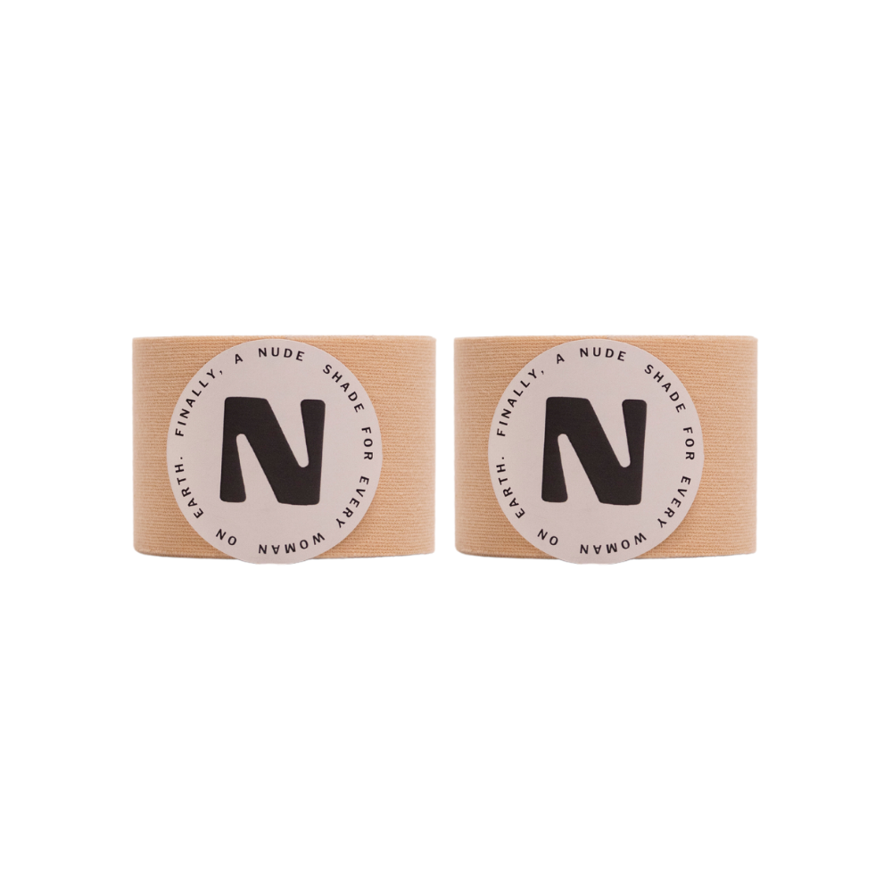 The Grip Kit: Nude Shade Boob Tape 2-Pack Set from Naked Rebellion