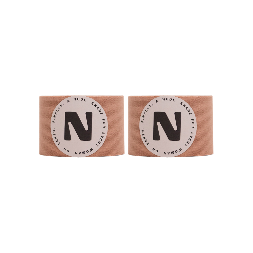 The Grip Kit: Nude Shade Boob Tape 2-Pack Set from Naked Rebellion