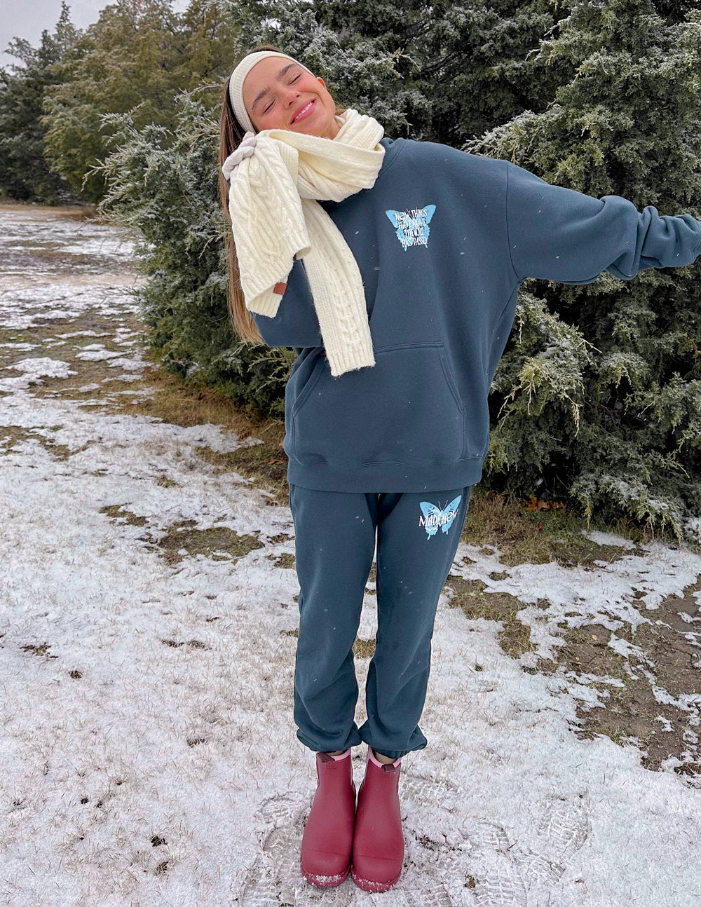 Made New Butterfly Unisex Sweatpant from Elevated Faith
