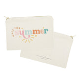 Made For Summer Cotton Canvas Cosmetic Bag from The Cotton & Canvas Co.