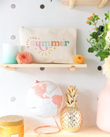 Made For Summer Cotton Canvas Cosmetic Bag from The Cotton & Canvas Co.