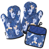 Magical Mermaid Oven Mitts And Potholder Set From Zapps Clothing