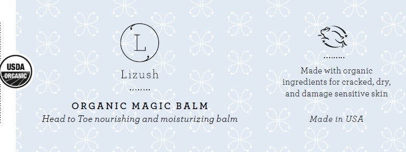 ORGANIC MAGIC BALM Head to Toe nourishing and moisturizing from Lizush