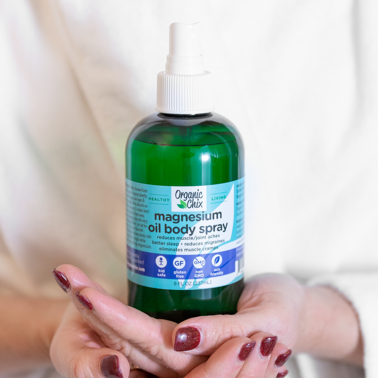 Magnesium Oil Body Spray From Organic Chix