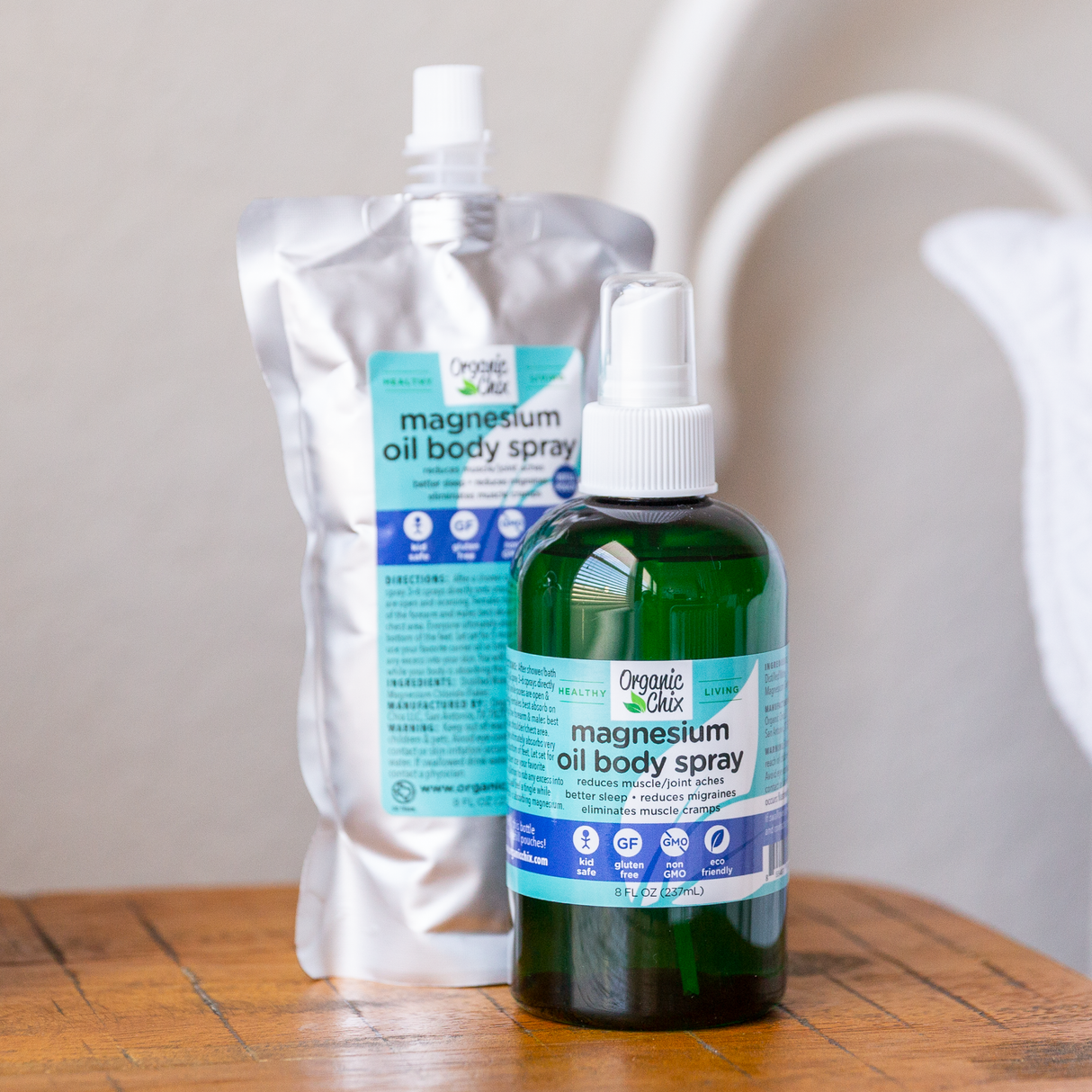 Magnesium Oil Body Spray From Organic Chix
