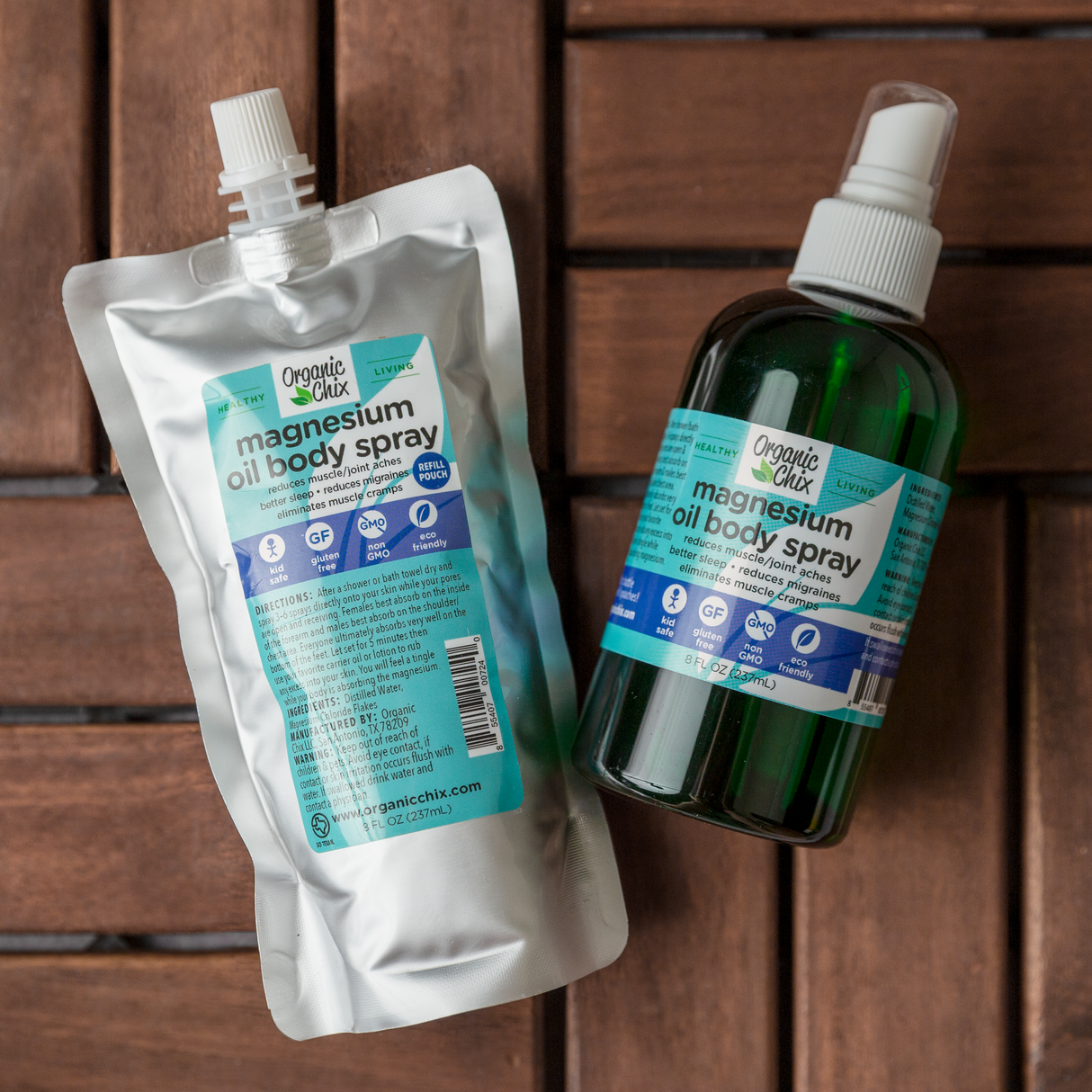 Magnesium Oil Body Spray From Organic Chix