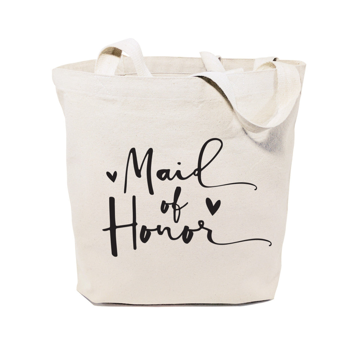 Maid of Honor Wedding Cotton Canvas Tote Bag from The Cotton & Canvas Co.