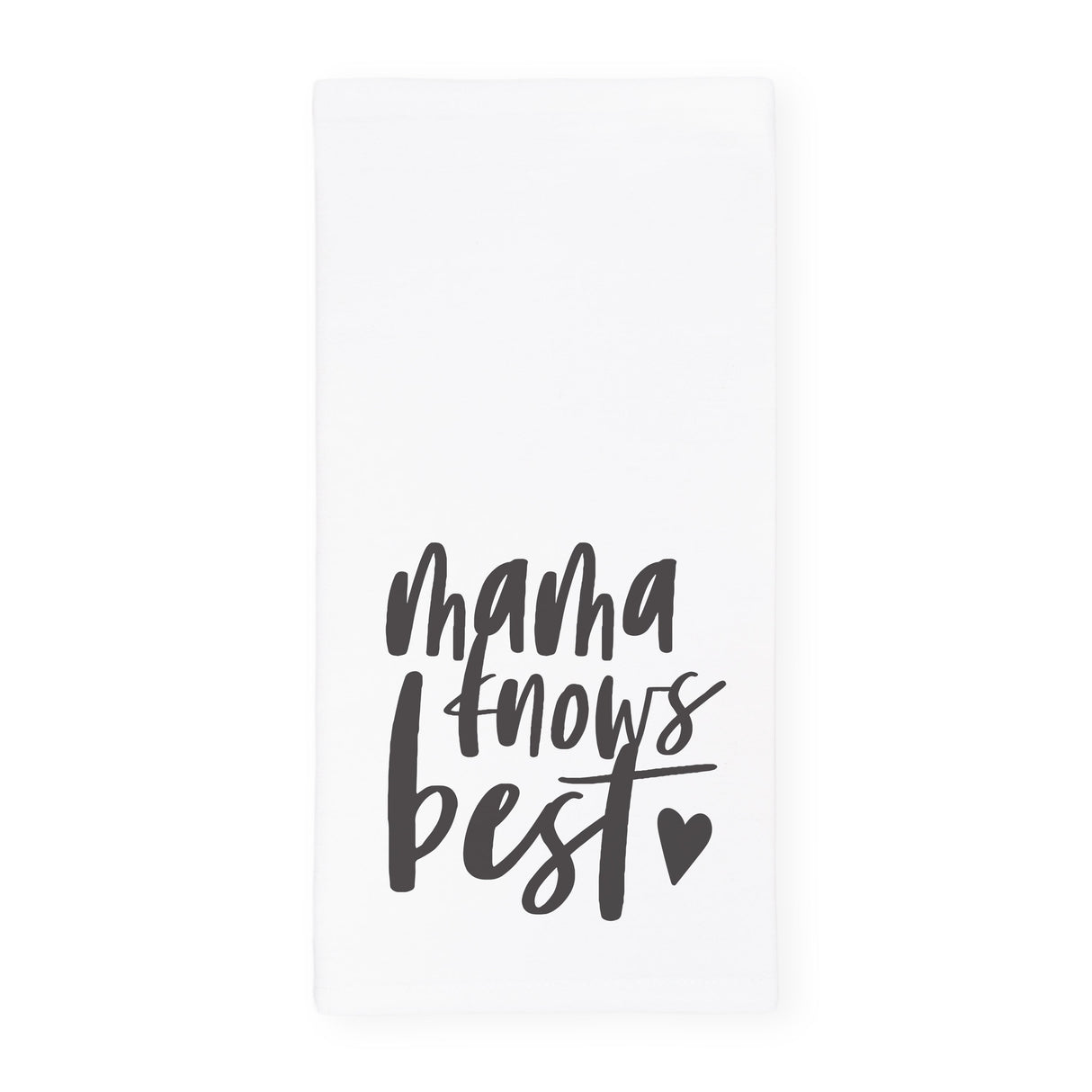Mama Knows Best Kitchen Tea Towel from The Cotton & Canvas Co.