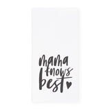 Mama Knows Best Kitchen Tea Towel from The Cotton & Canvas Co.