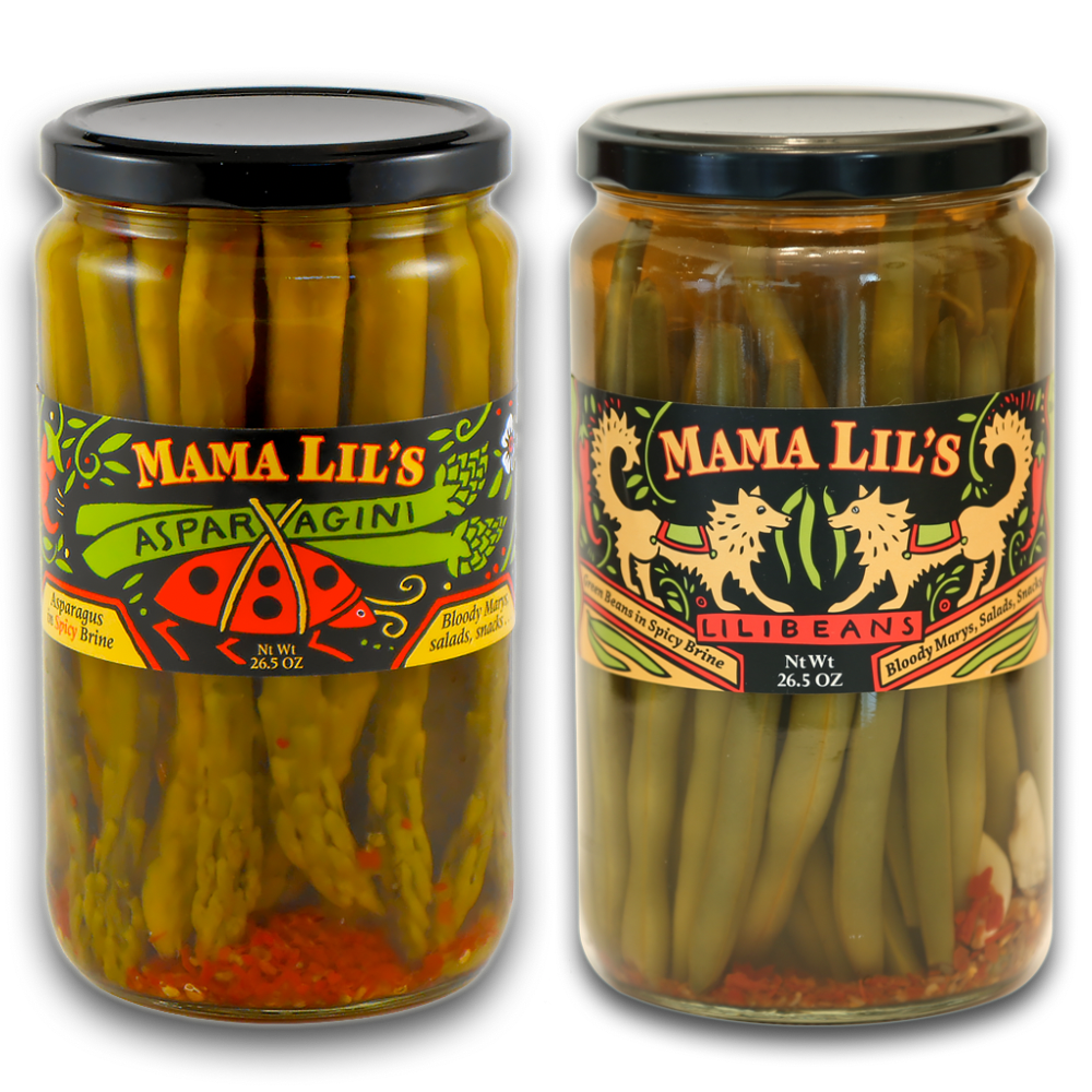 Mama Lil's Pickled Asparagini & Green Bean Variety Pack - 26.5oz from Mama Lil's