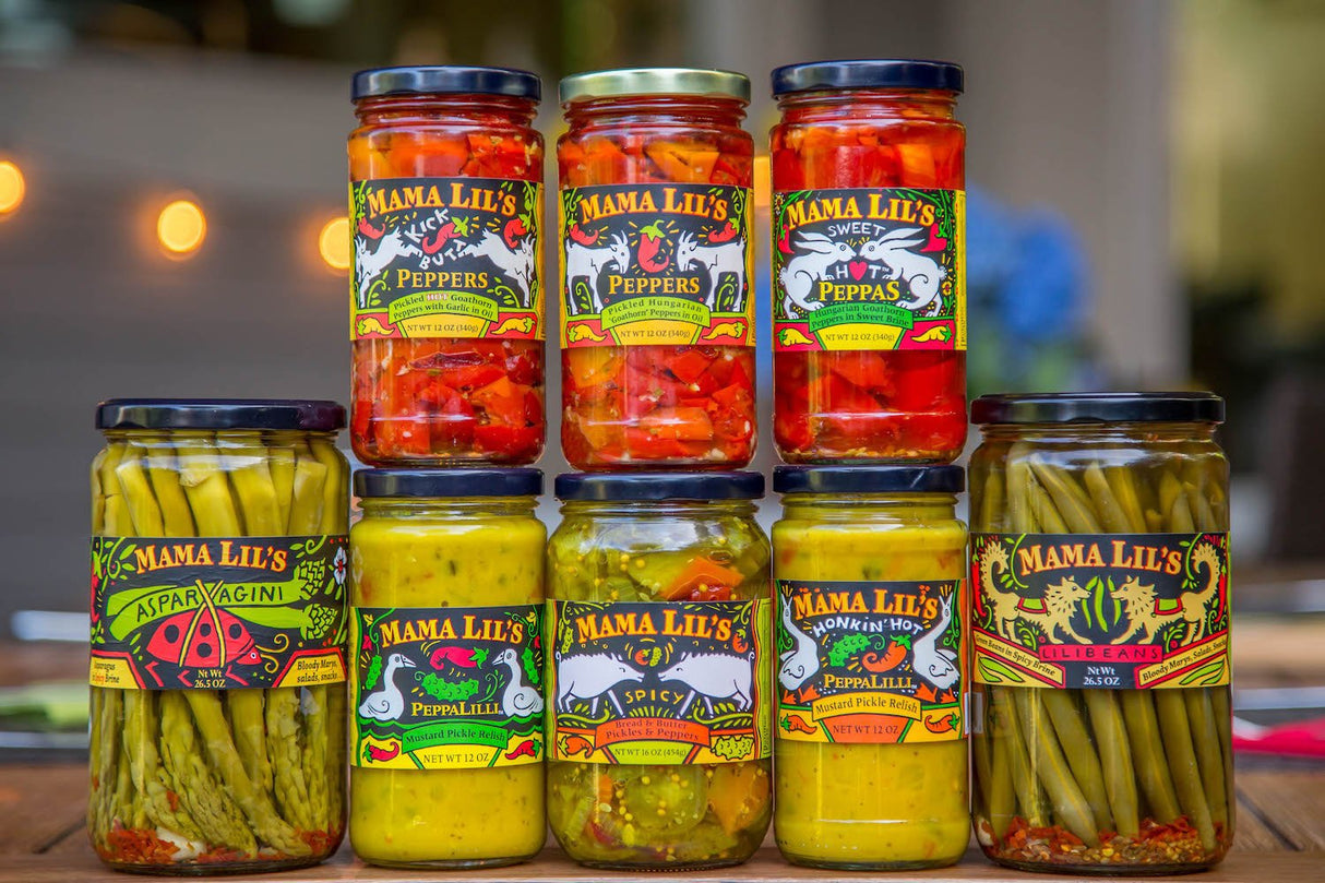 Mama Lil's Mildly Spicy Peppers in Oil (Original) - 12oz. from Mama Lil's