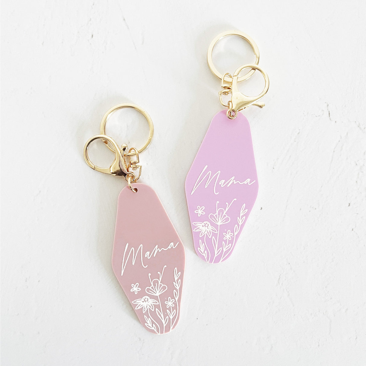 Mama Retro Motel Keychain from The Cotton & Canvas Co.
