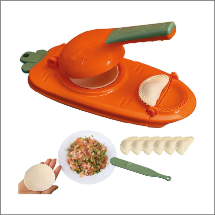2-in-1 Manual Dough Press. Dumpling Empanada Pastries Maker from Choixe