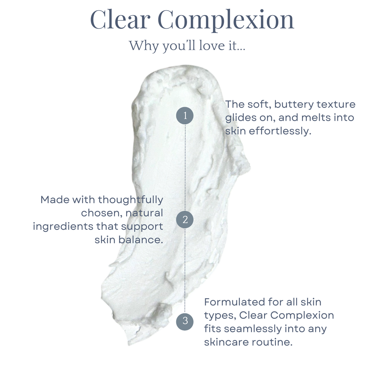 Clear Complexion Whipped Tallow Facial Moisturizer from Clara & Fritz Tallow Shop