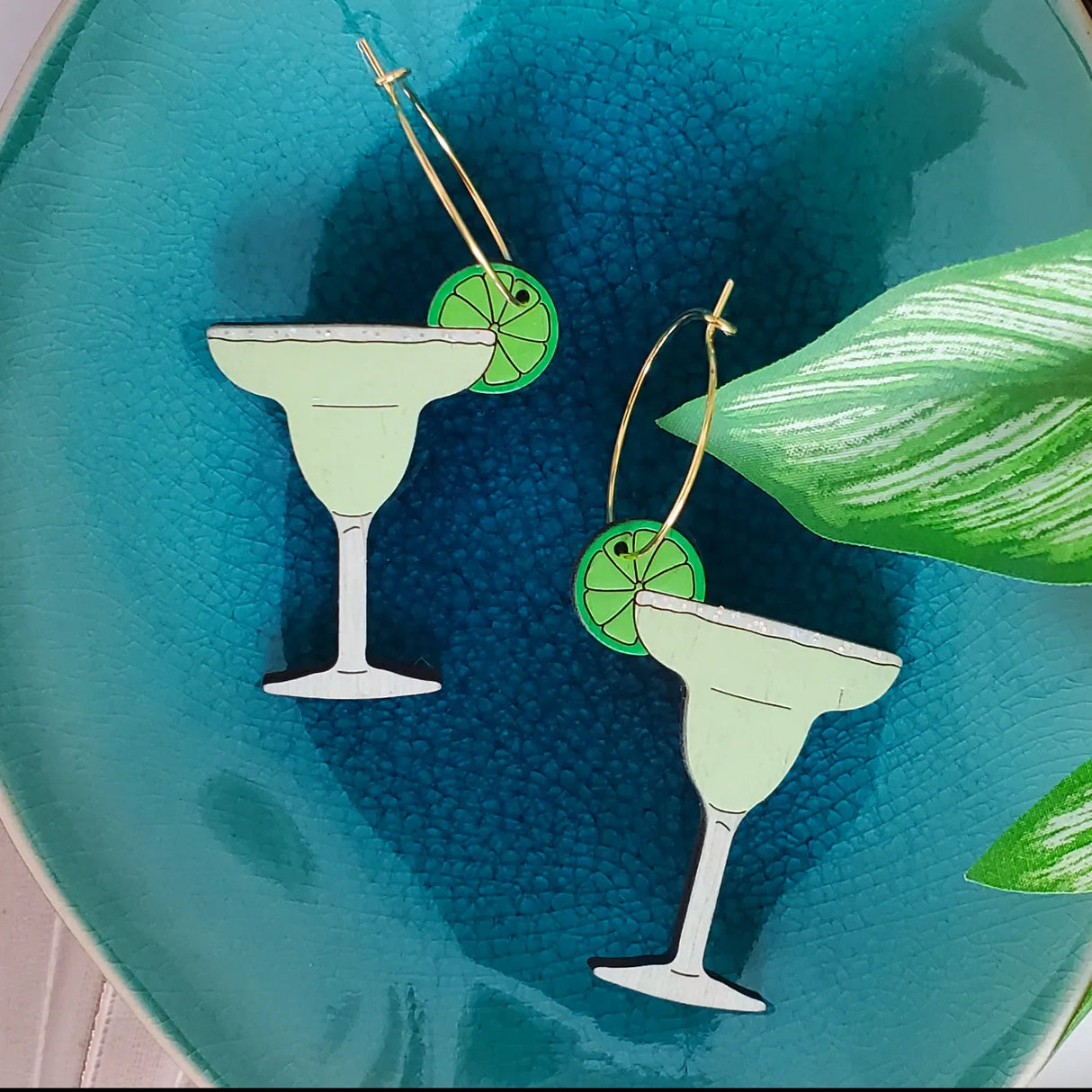 Sparkle Margarita Hoops from LE CHIC MIAMI