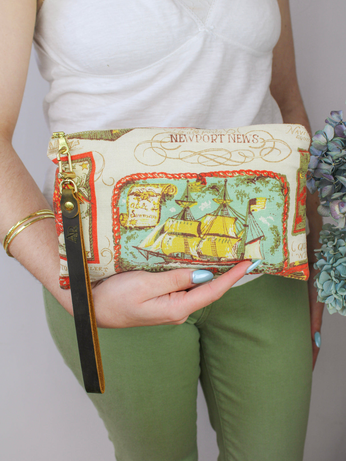Maritime Heritage Wristlet Purse from Ash & Rose