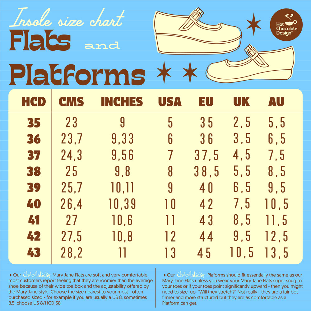 Chocolaticas® Memento Mori Women's Mary Jane Platform From Hot Chocolate Design