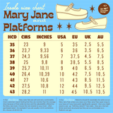 Chocolaticas® Rave Women's Mary Jane Platform From Hot Chocolate Design