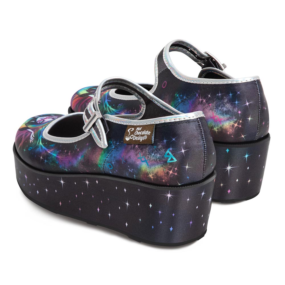Chocolaticas® Pagan Spirit Women's Mary Jane Platform From Hot Chocolate Design