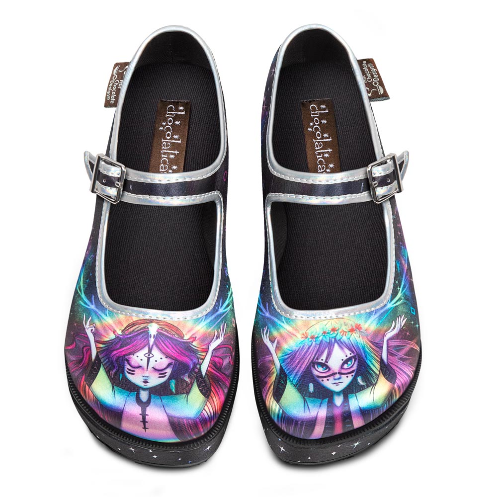 Chocolaticas® Pagan Spirit Women's Mary Jane Platform From Hot Chocolate Design