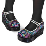 Chocolaticas® Pagan Spirit Women's Mary Jane Platform From Hot Chocolate Design