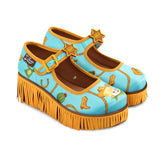 Chocolaticas® Sheriff Women's Mary Jane Platform From Hot Chocolate Design