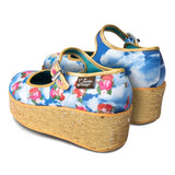 Chocolaticas® Sacred Heart Women's Mary Jane Platform From Hot Chocolate Design