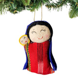 Mary and Jesus Ornament from Upavim Crafts