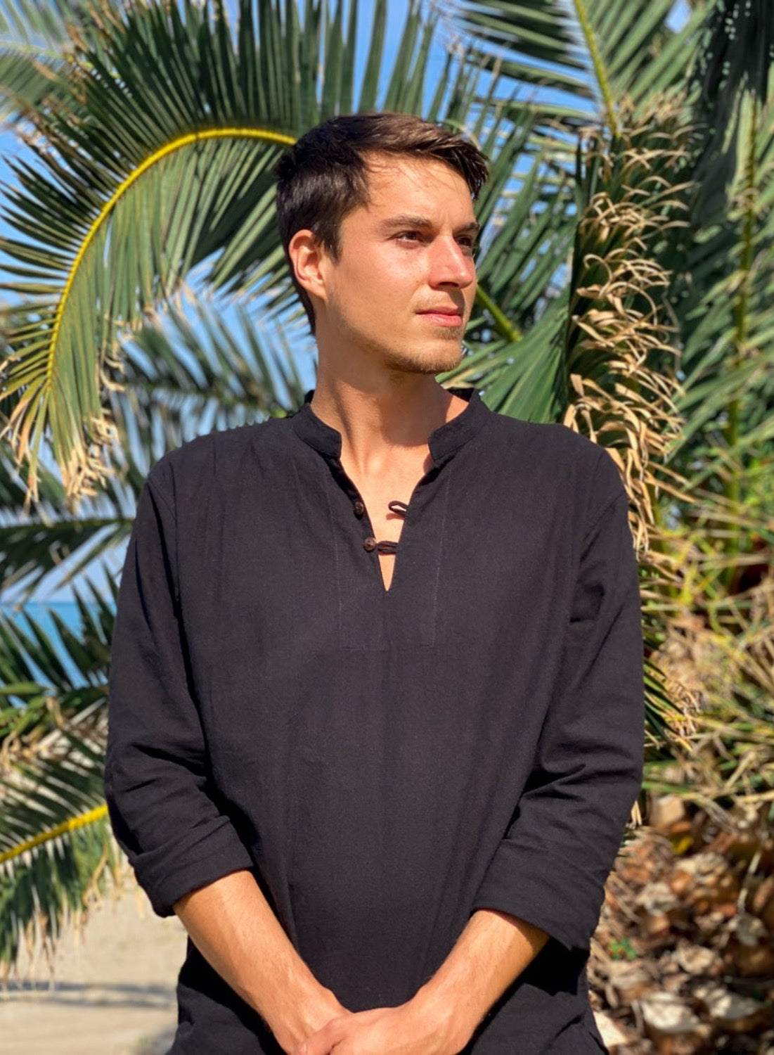 Woven Long Sleeve From Cotton Flower Clothing