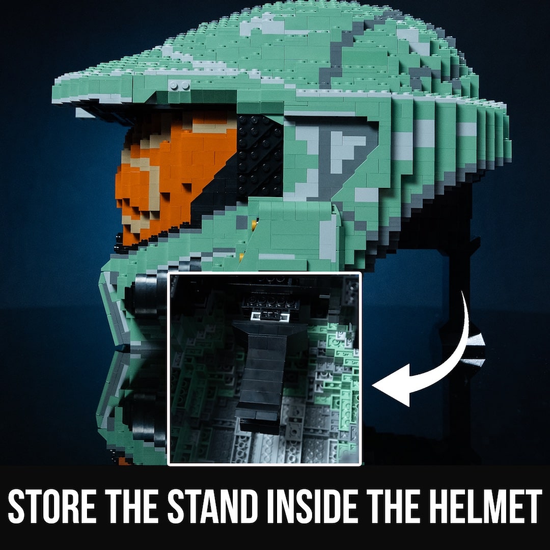 Spartan 117 Life-Sized Helmet from Bricker Builds