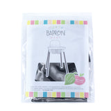 Solid Black Minimalist Splash Mat - A Waterproof Catch-All for Highchair Spills and More! from BapronBaby