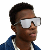 Sustainable Rayz - Chrome Limited Edition  Squared Sunglasses from TopFoxx