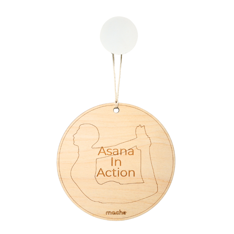 Self Care Sign | Yoga Medallion from Mache