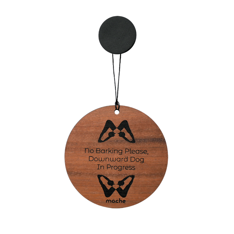 Self Care Sign | Downdog Medallion from Mache