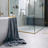 Melange Bamboo Cotton Bath Sheet - Charcoal from BedVoyage