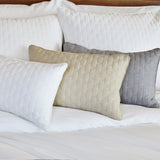 Bamboo Cotton Decorative Throw Pillow - Silver from BedVoyage