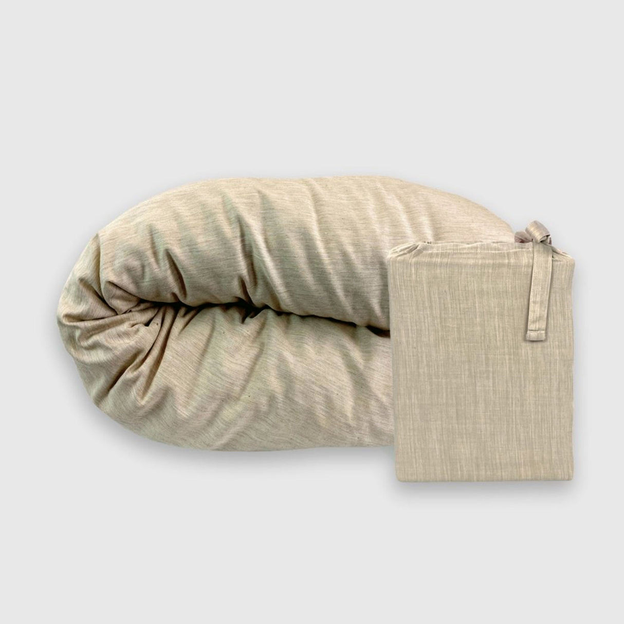Bamboo Cotton Duvet Cover - Sand from BedVoyage
