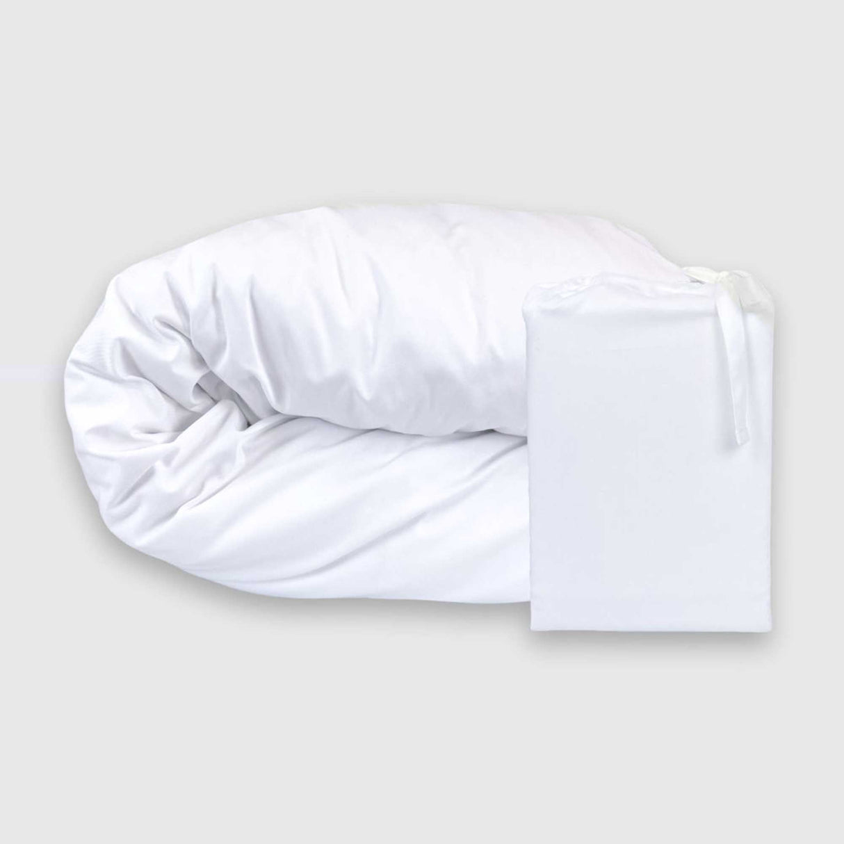 Bamboo Cotton Duvet Cover - Snow from BedVoyage